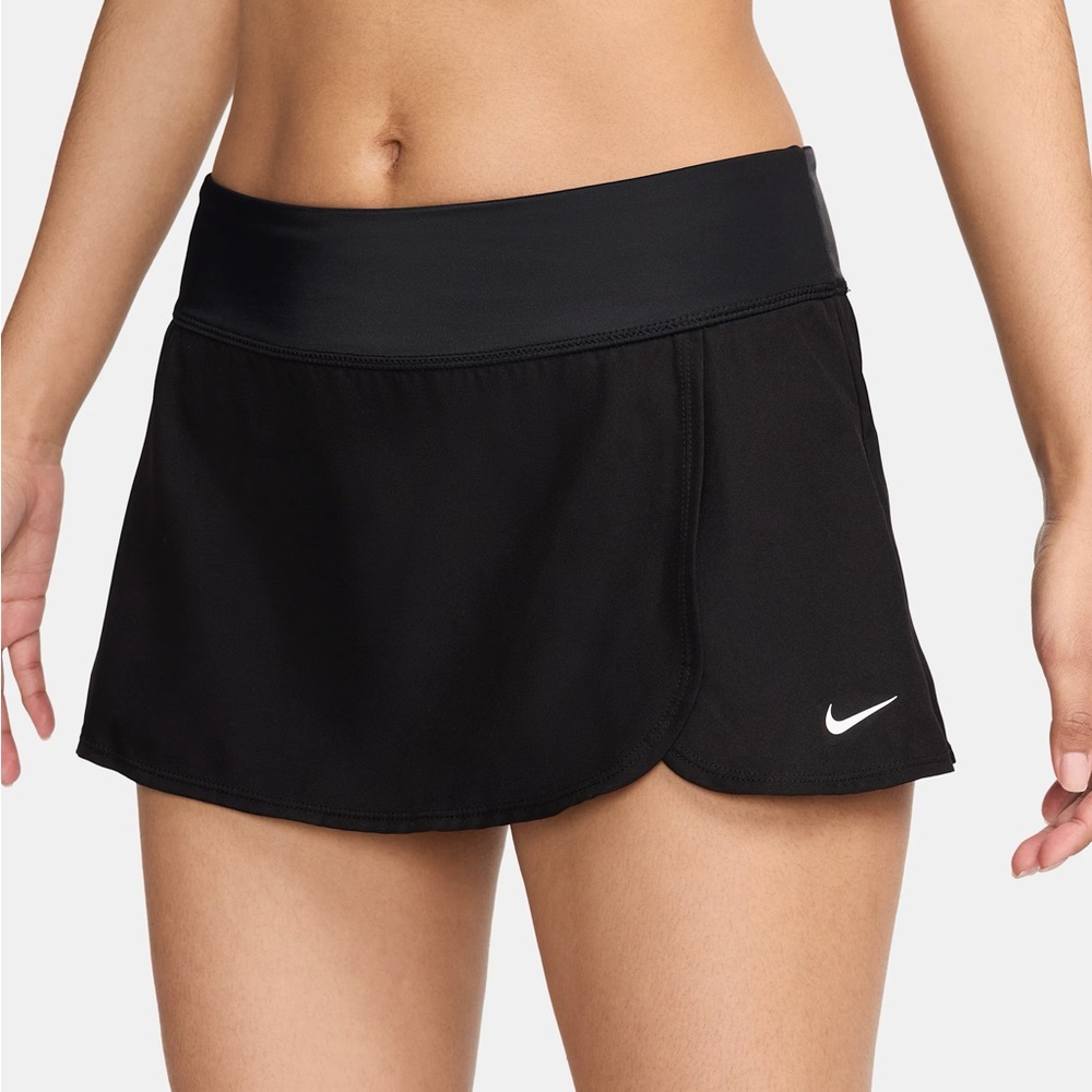 Black Nike Swim Effortless Essential Boardskirt